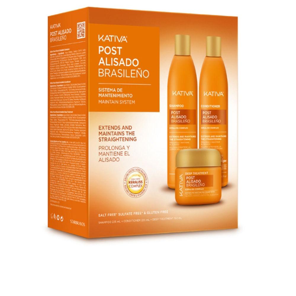 Kativa Keratin Express Ensemble De Soin Capillaire Shampooing Et Après-Shampooing Kératine Végétale Et Acide Hyaluronique