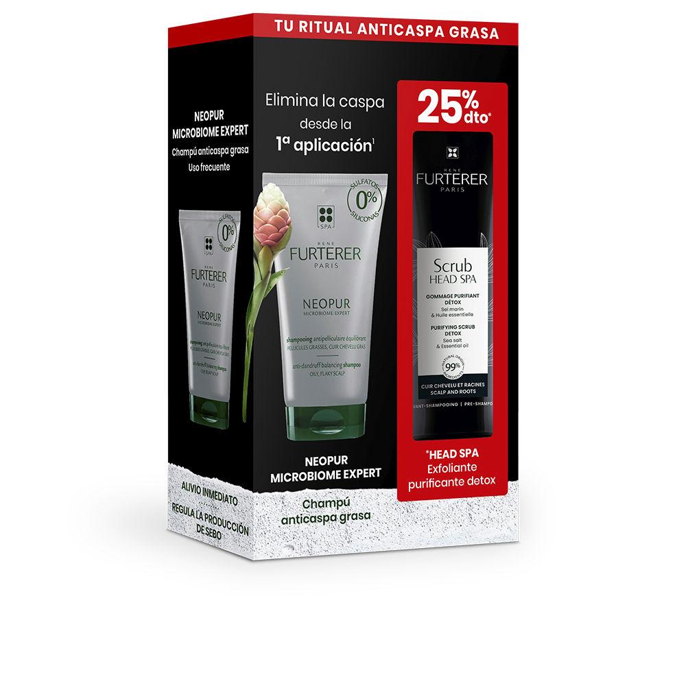 Rene Furterer Neopur Set Capelli Shampoo Ed Esfoliante Purificante Antiforfora Microbioma Equilibrato