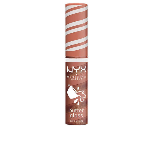 Nyx Professional Make Up Home Alone Gloss Per Labbra Butter Cacao Caldo Swirl Labbra Morbide E Radiosi