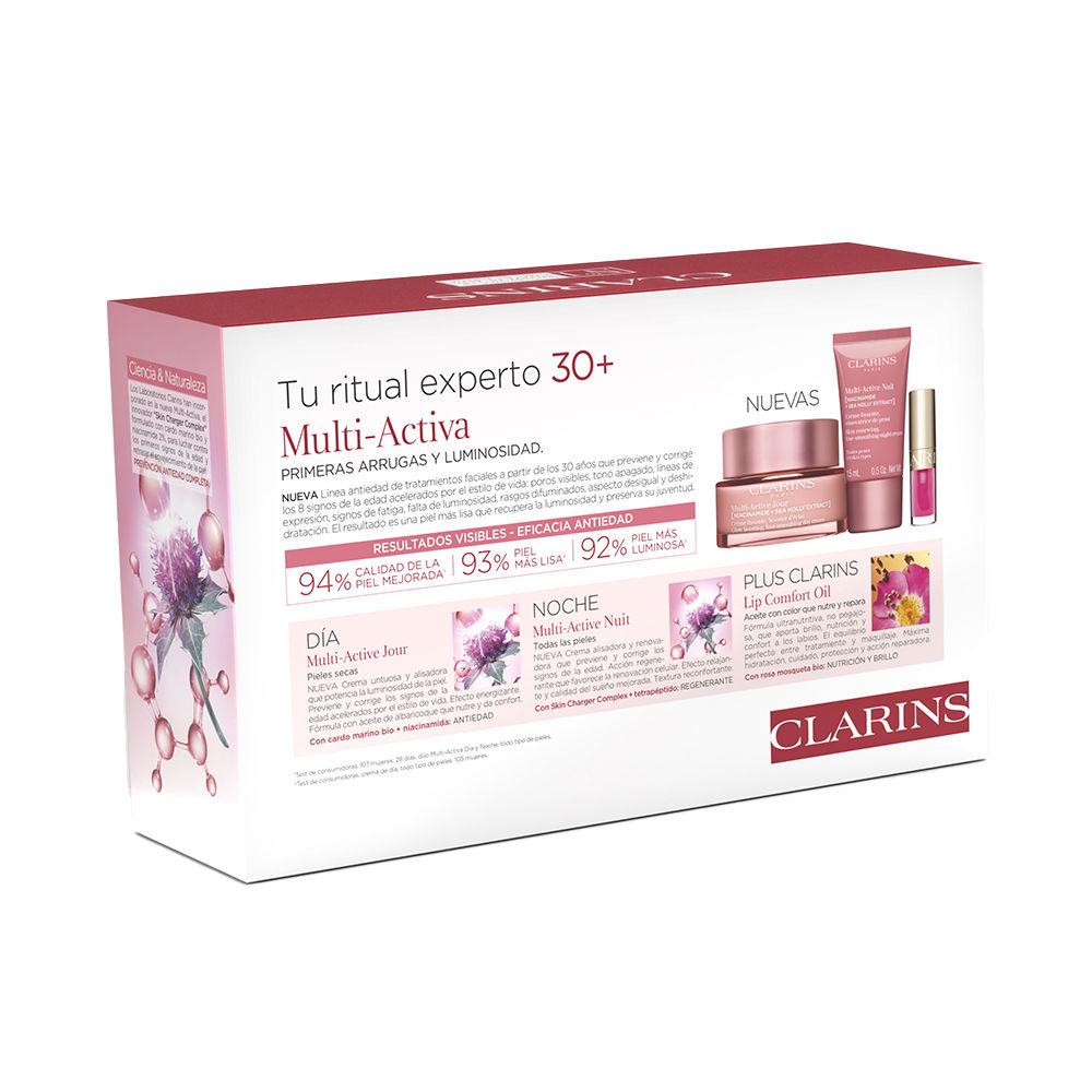 Clarins Multi-Active Set Cosmétiques Visage Peau Sèche Nourrissant Et clat Naturel