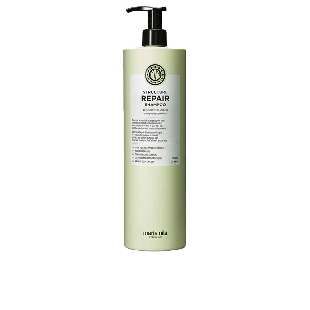 Maria Nila Structure Repair Shampoo Hydrate Et Renforce 100 Percent Vegan