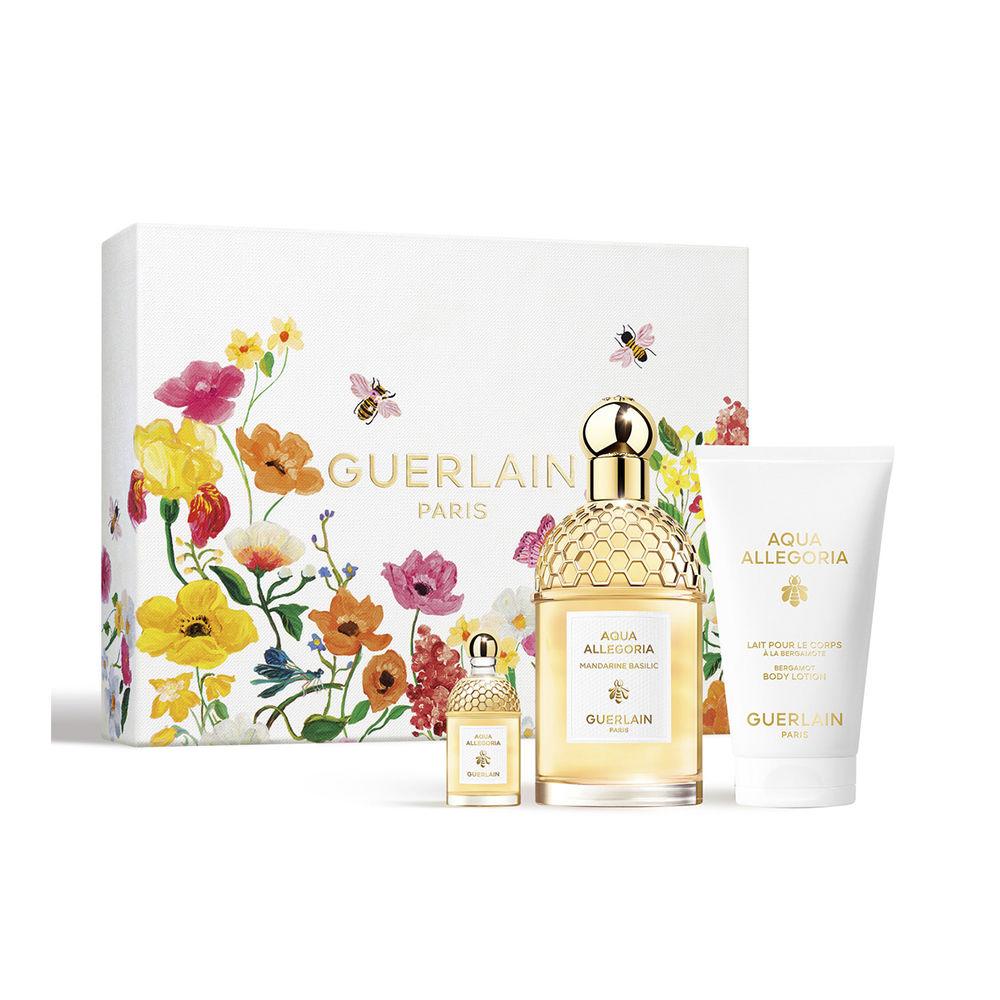 Guerlain Aqua Allegoria Mandarina Albahaca Perfume Eau De Toilette Set Cítrico Fresco Natural