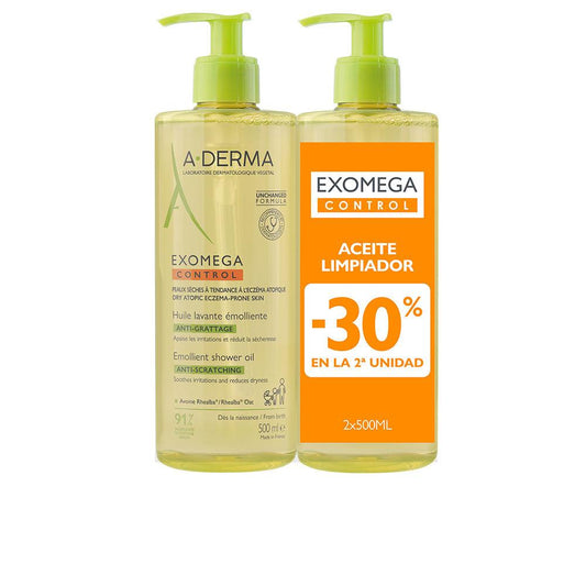 A-Derma Exomega Huile De Douche molliente Soulagement Immédiat