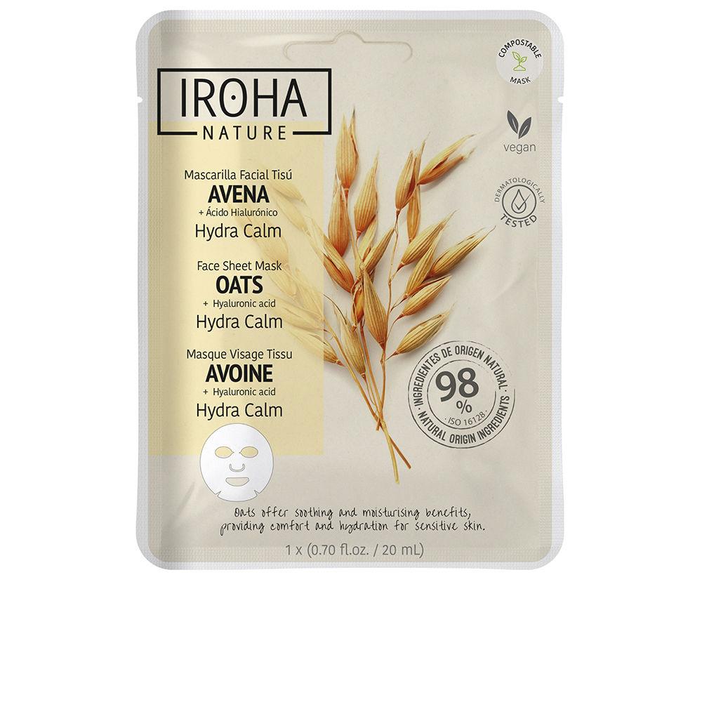 Iroha Avena Maschera Viso In Tessuto Lenitiva Immediata