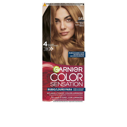 Garnier Color Sensation Tinta Per Capelli Luminous Blonde Per Capelli Scuri Capelli Più Morbidi