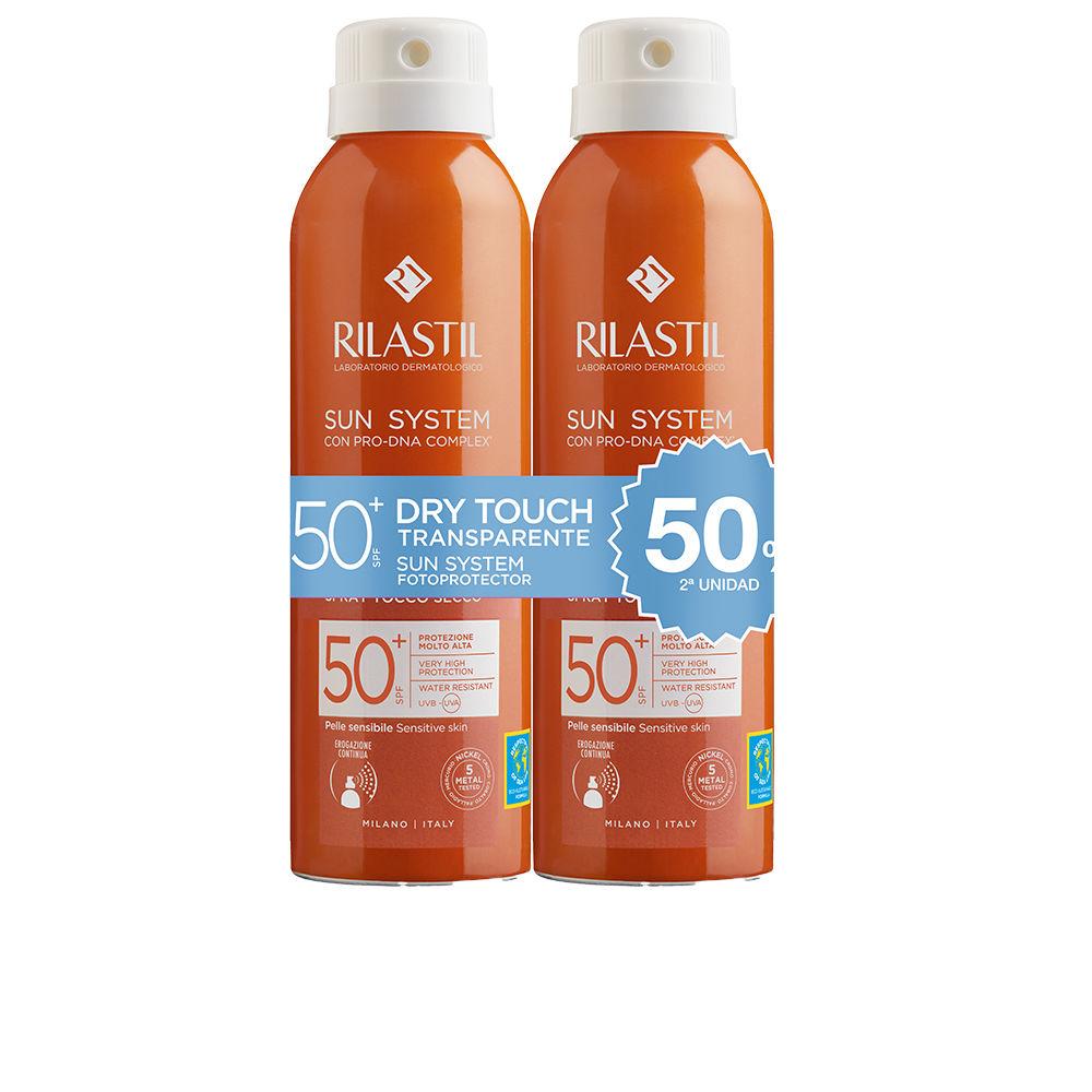 Rilastil Sun System Spray Solare SPF50 Plus Finitura Invisibile Tocco Secco