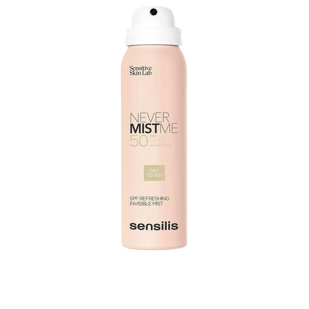 Sensilis Never Mist Me Spray Viso Protezione Solare Alta Protezione Rinfrescante