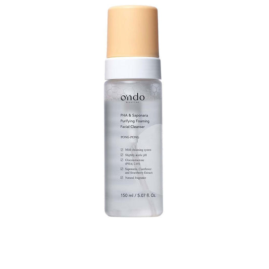 Ondo Beauty 36.5 Pha & Saponaria Detergente Schiumogeno Purificante Pelle Pulita E Radiosa