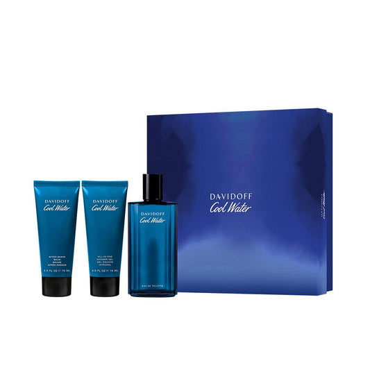 Davidoff Cool Water Parfum Eau De Toilette Set Wild Aquatic Scent Energy
