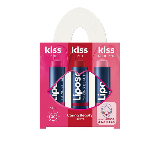 Liposan Kiss Kiss Kiss Cosmetic Lips and Cheeks 24 Hour Hydration