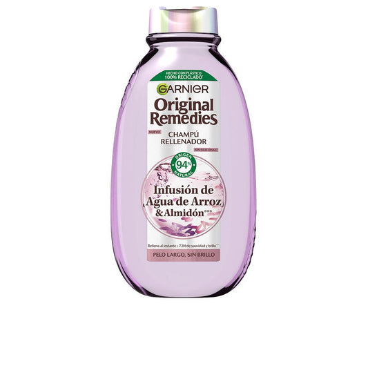 Garnier Original Remedies Shampoo Con Acqua Di Riso Capelli Setosi E Idratati