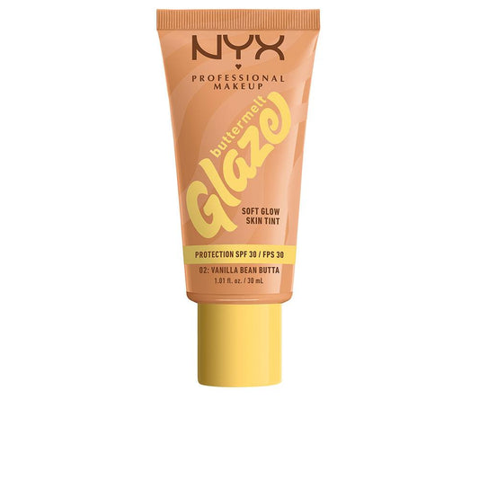 Nyx Professional Make Up Buttermelt Glaze Crema Solar Teida SPF 30 Piel Radiante Y Protegida