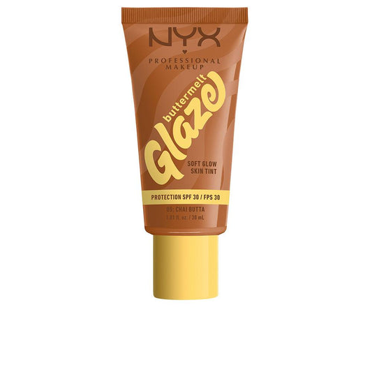 Nyx Professional Make Up Buttermelt Glaze Tinted Sunscreen SPF 30 Protected Radiant Skin