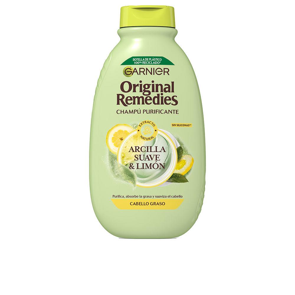 Garnier Original Remedies Champú De Arcilla Y Limón Cabello Puro Y Vital