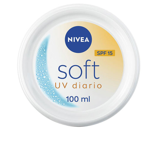 Nivea Soft Moisturizing Cream with SPF15 for Healthy, Radiant Skin