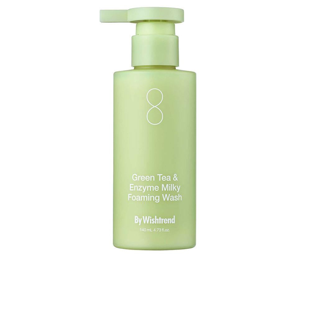 By Wishtrend Green Tea & Enzyme Milky Detergente Viso Schiumogeno Pulizia E Freschezza
