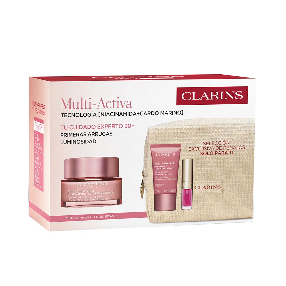 Clarins Multi-Active Set Cosmético Facial Piel Seca Nutrición Y Luminosidad Natural