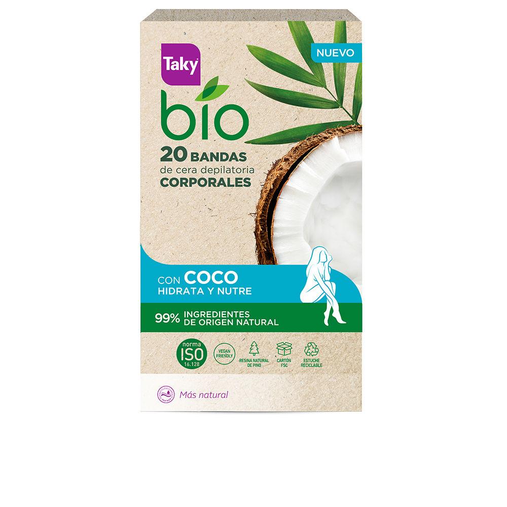 Taky Bio Coco Strisce Cera Depilatoria Cocco Naturale 99 Percento