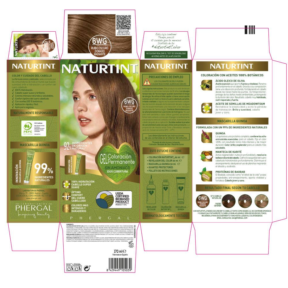 Naturtint Coloración Tinta Per Capelli Senza Ammoniaca Copertura Grigi Perfetta