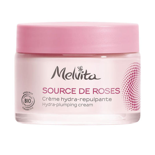 Melvita Source De Roses Crema Idratante Rimpolpante Pelle Tonica E Luminosa