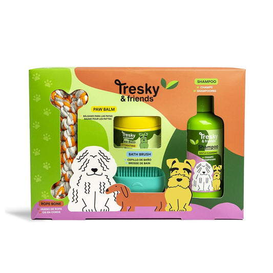 Tresky & Friends Limpieza Mascota Kit Cosmetico Per Animali Domestici Pulizia E Cura Perfetta