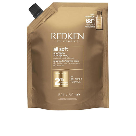 Redken All Soft Shampoo Idratazione E Lucentezza