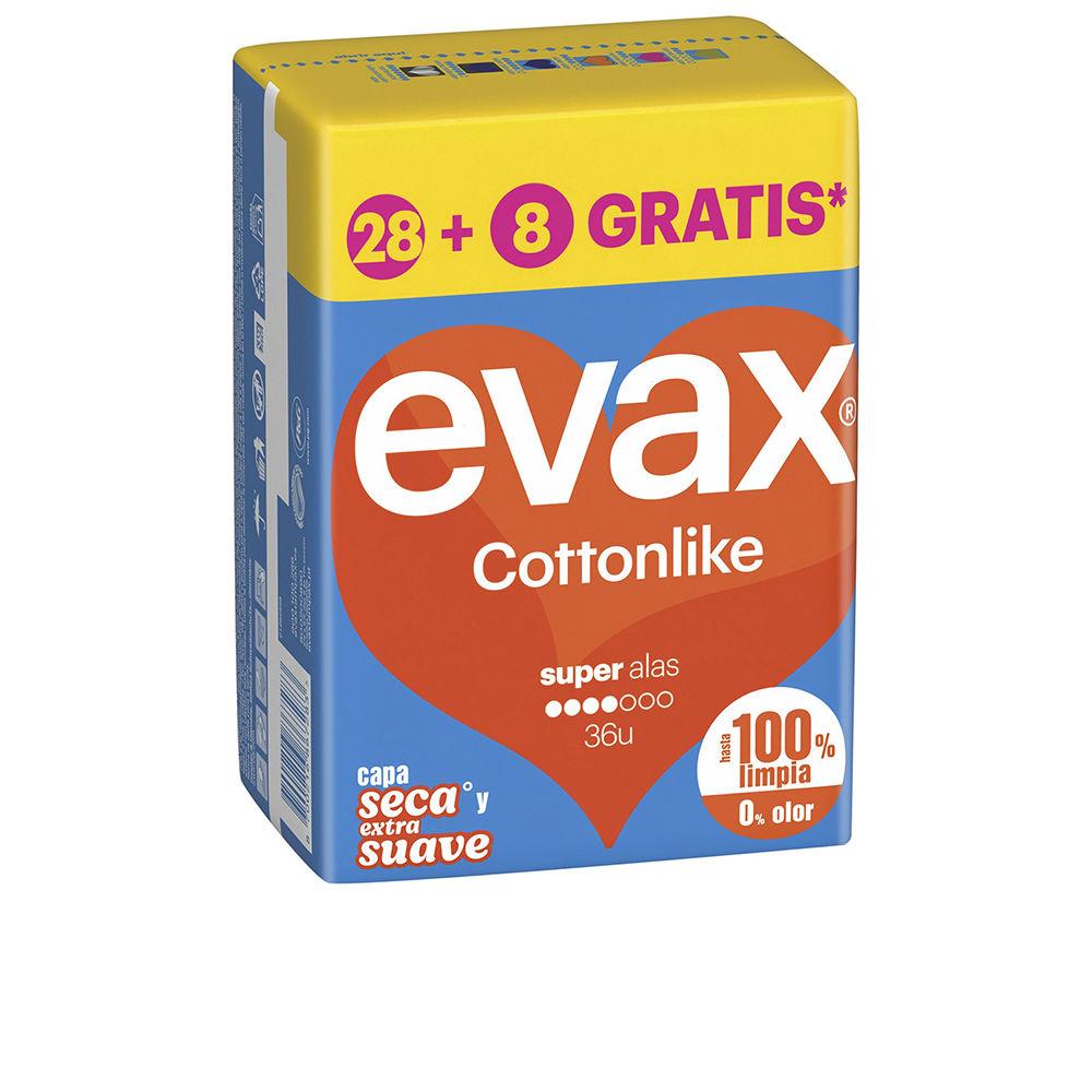 Evax Cottonlike Compresas Higiénicas Con Alas Protección Completa Para Flujo Intenso