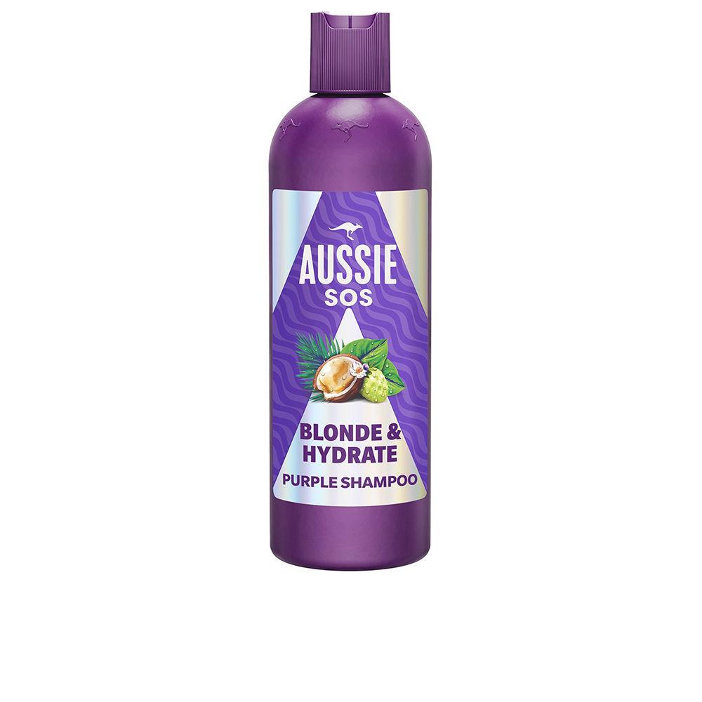Shampoing violet Aussie SOS Aussie pour des cheveux éclatants sans coloration