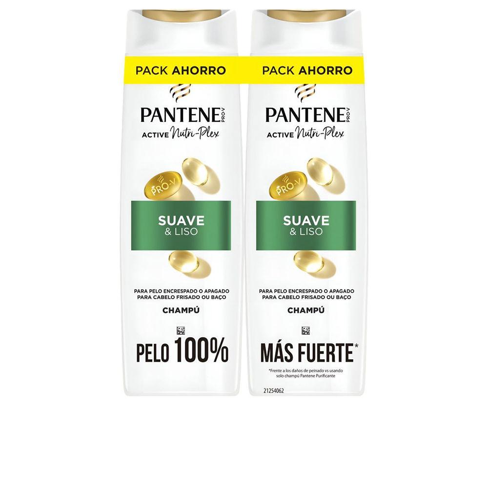 Pantene Suave Y Liso Shampoing Doux Et Lustré Réduit Sécheresse Dompte Frisottis