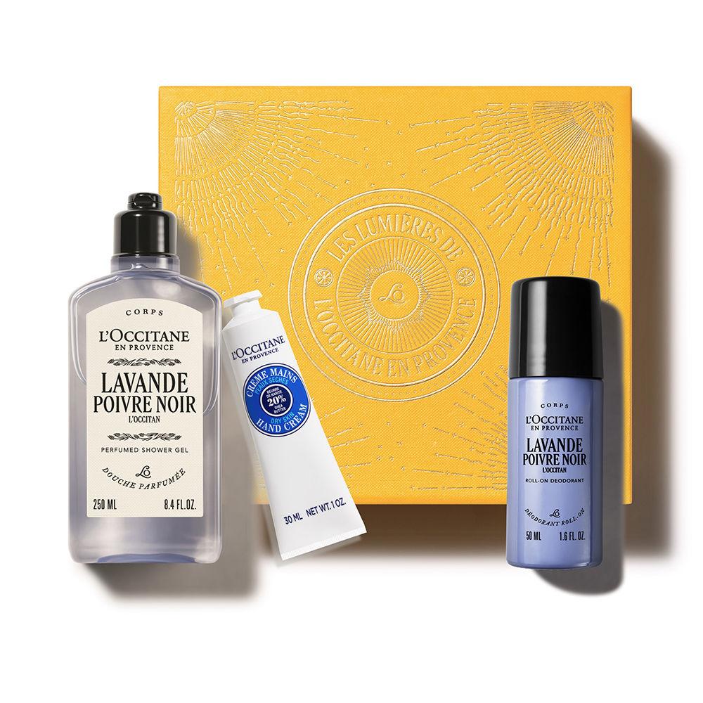 L'Occitane En Provence Lavande Poivre Noir Body Care Set Purifica Pelle E Capelli