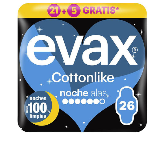 Evax Cottonlike Assorbenti Notturni Con Ali Protezione Notte Avanzata