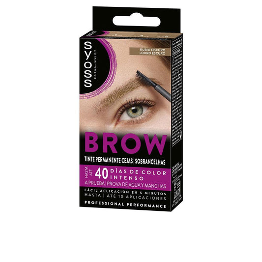 Syoss Brow Tint Tinta Permanente Per Sopracciglia Vegan Sguardo Inconfondibile