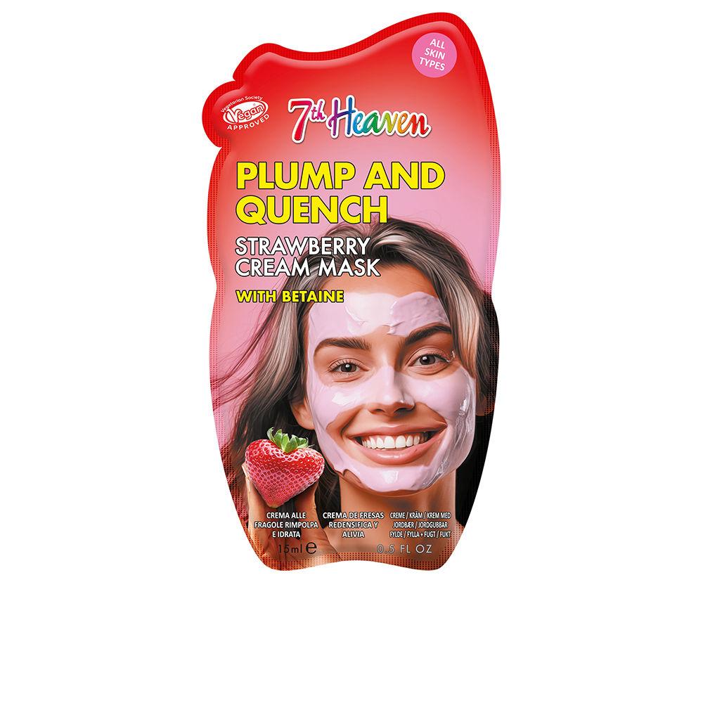 7Th Heaven Plump And Quench Maschera Viso Alla Crema Di Fragola