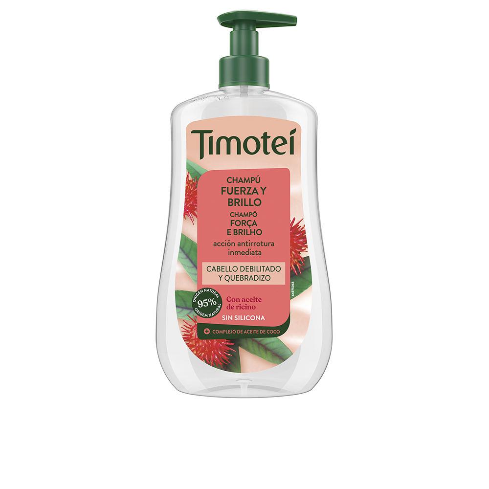 Timotei Fortalecedor Champú Con Aceite De Coco Y Ricino Para Cabello Débil Cabello Fuerte Y Radiante
