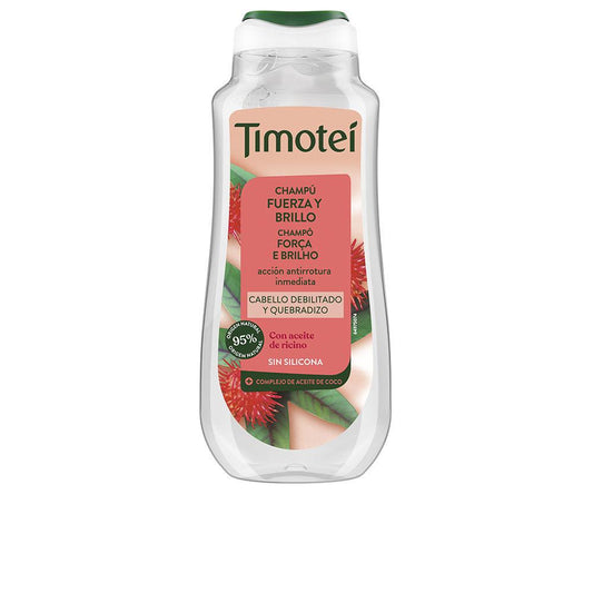 Timotei Fortalecedor Shampoing Avec Huile De Coco Et De Ricin Pour Cheveux Fragiles Cheveux Forts Et Brillants
