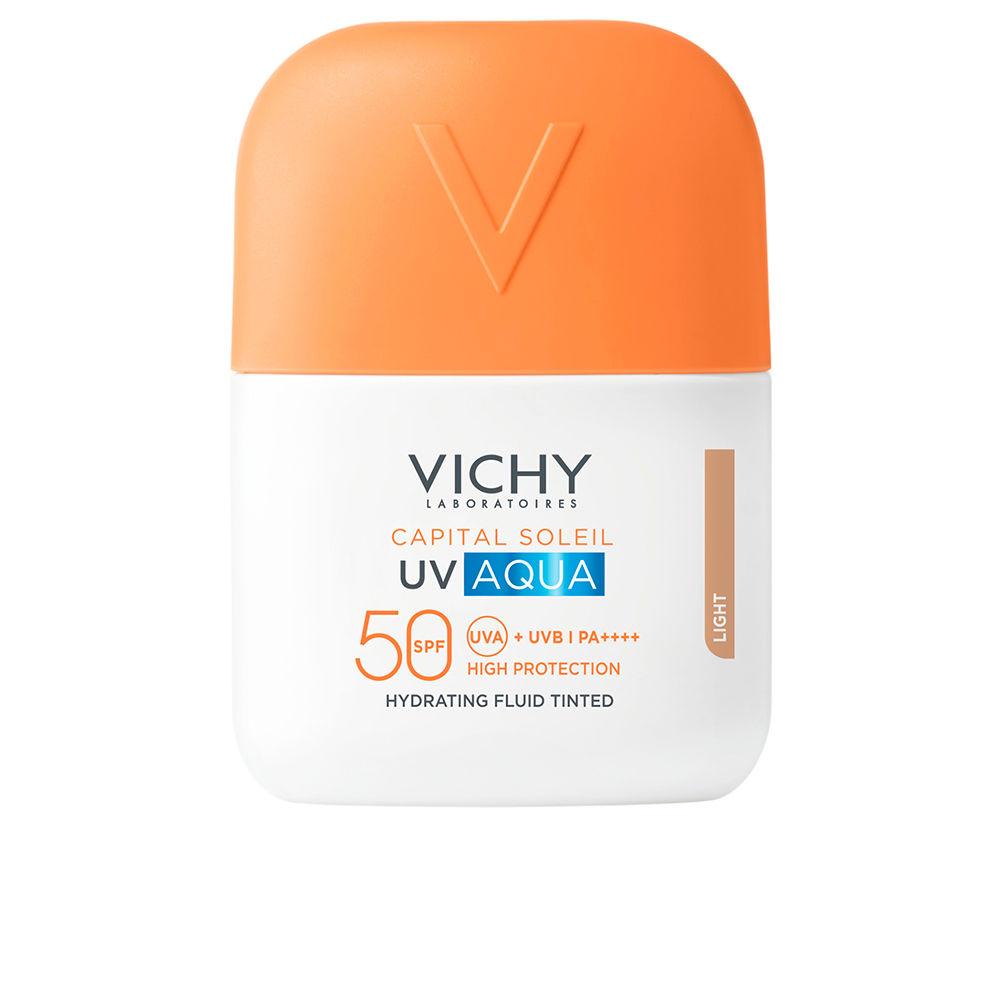 Vichy Capital Soleil Fluido Solar Facial Hidratante Teido SPF50 Protección Urbana Total