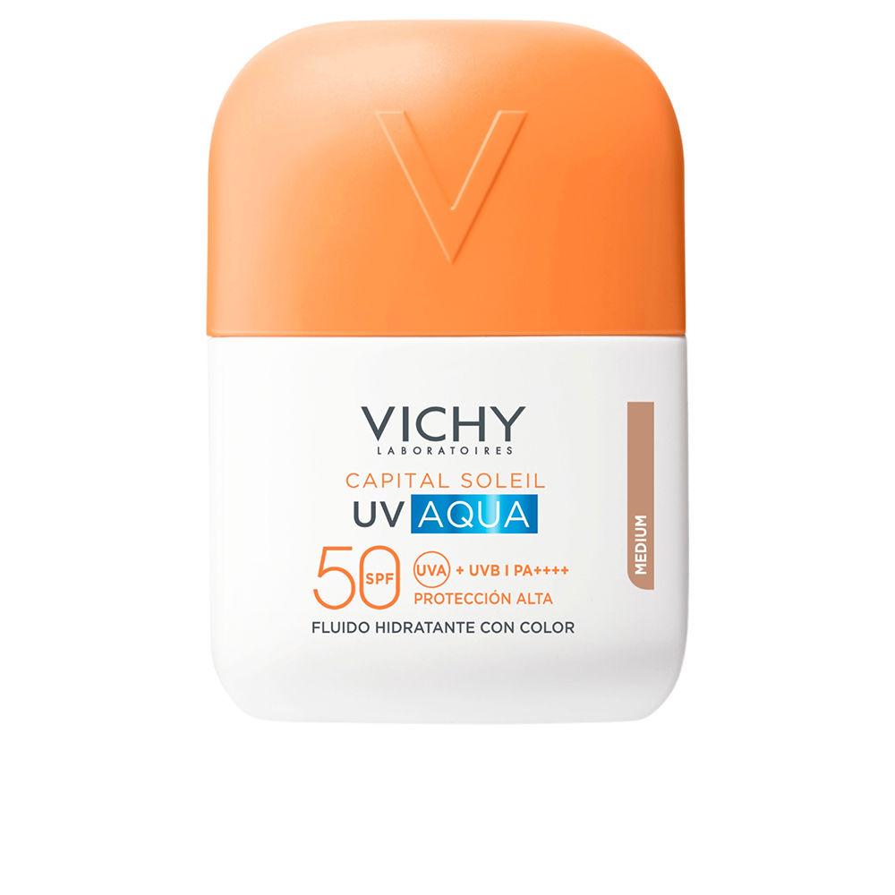 Vichy Capital Soleil Fluide Solaire Visage Hydratant Teinté SPF50 Protection Urbaine Totale