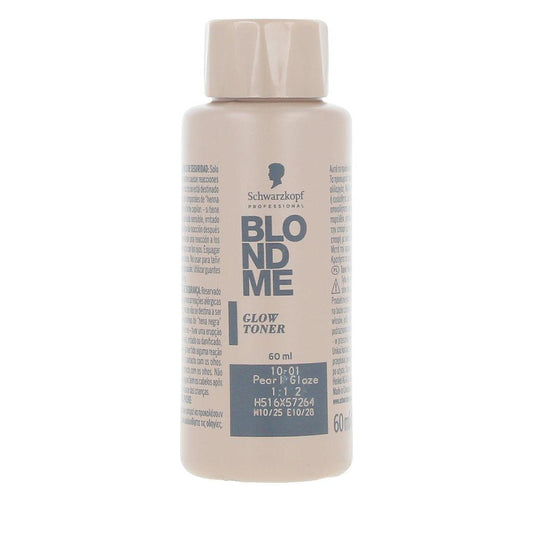 Schwarzkopf Blondme Toner Cheveux Pearl Polish 10 Platinum Blonde 10 Minutes De Radiance
