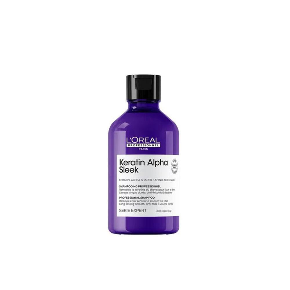 L'Oréal Professionnel Paris Keratin Alpha Sleek Shampoo Cheveux Lisses Et Brillants
