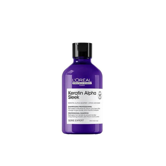 L'Oréal Professionnel Paris Keratin Alpha Sleek Shampoo Cheveux Lisses Et Brillants