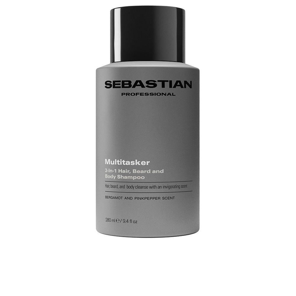 Sebastian Professionals Sebman Multitasker 3 In 1 Shampoo Pour Cheveux Barbe Et Corps Triple Effet Fracheur Dynamique