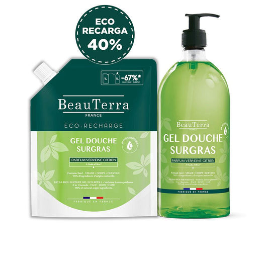 Beauterra Verbena Limón Gel Recarga Estuche 2 Piezas