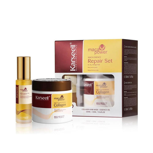 Karseell Maca Essence Kit Collagen Hair Mask Deep Repair Visible Results Immediately