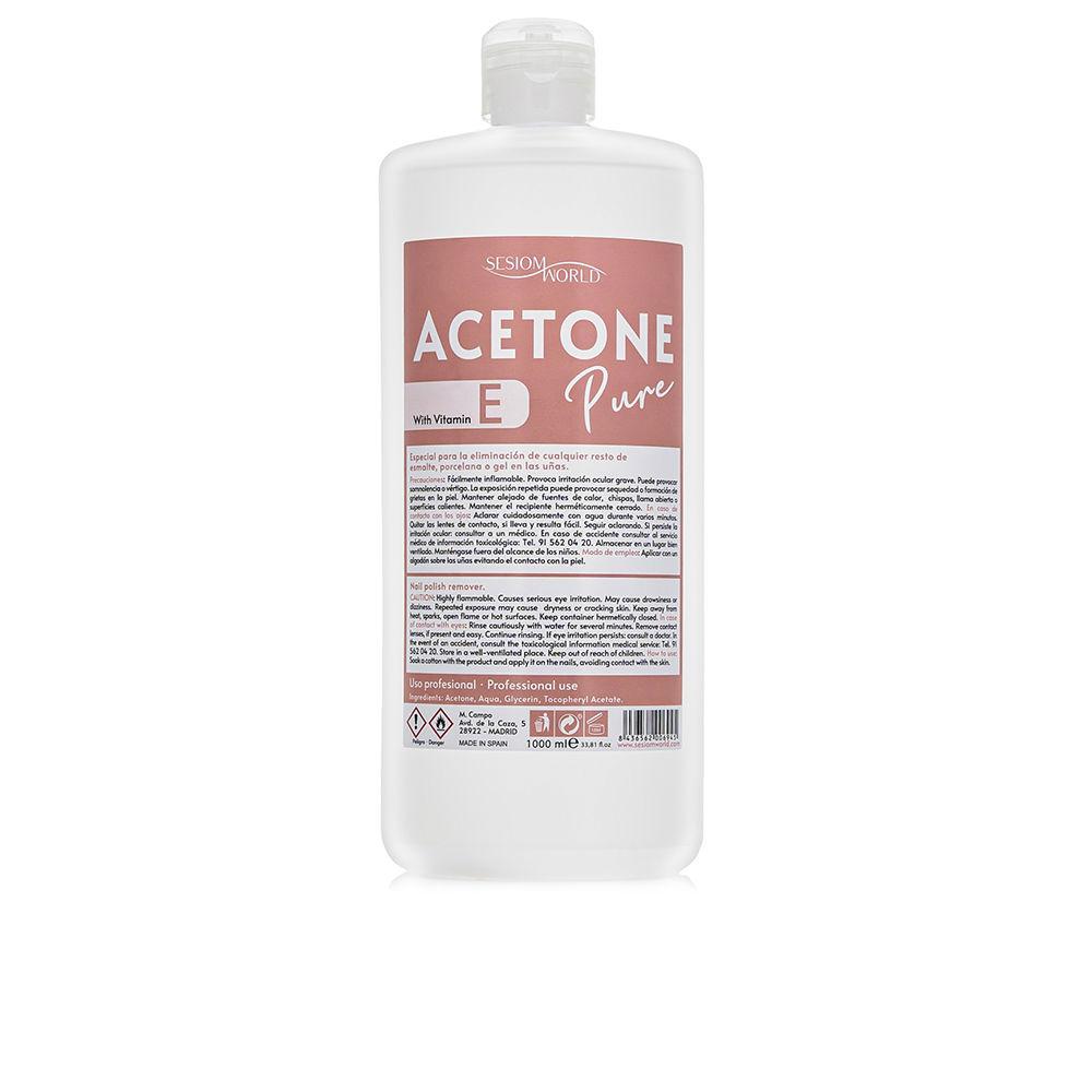 Sesiom World Acetone Pure Dissolvente Per Smalto Pulizia Senza Residui