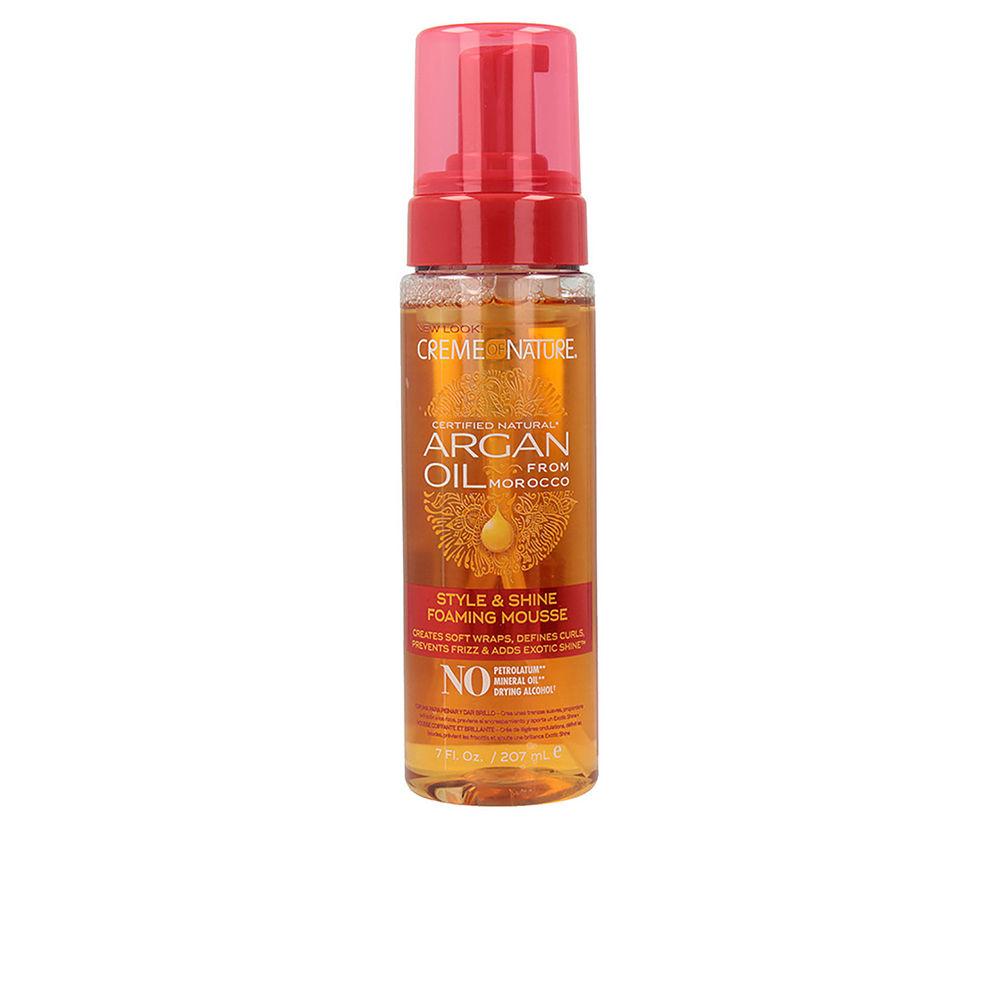 Creme Of Nature Argan Oil Mousse Capelli Esalta Lucentezza Nutri