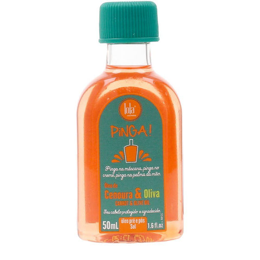 Lola Cosmetics Pinga Carrot & Olive Oil Olio Protettivo Capelli Nutrimento Naturale