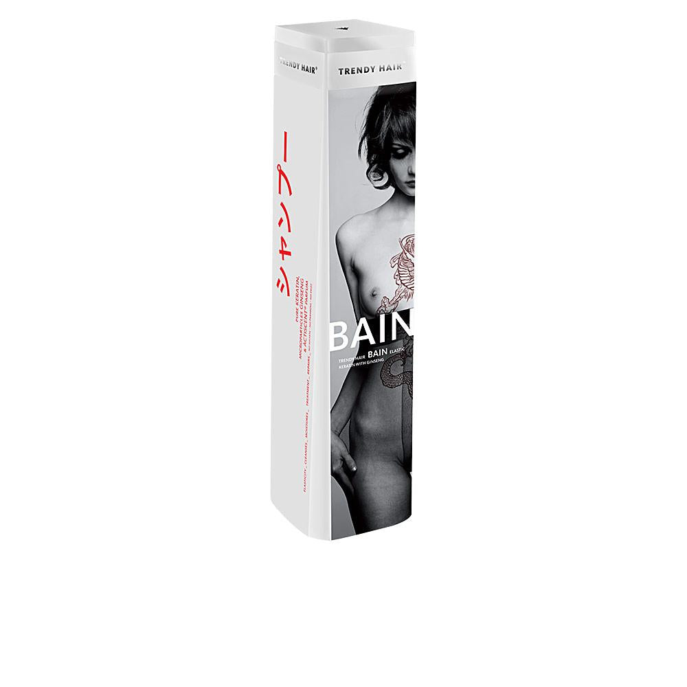 Trendy Hair Elastic Keratin Shampooing Cheveux Doux Et Hydratés