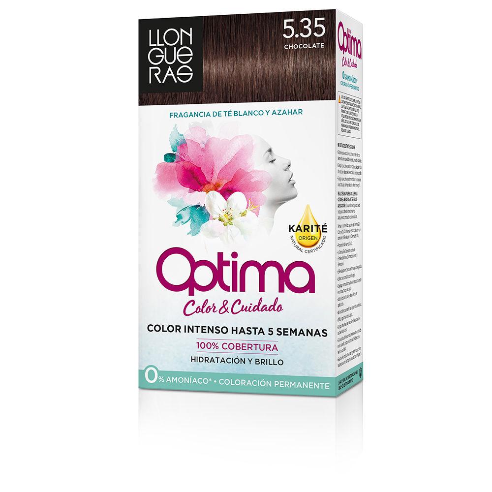 Llongueras Optima Colore Per Capelli Permanente Passion Chocolate Copertura Grigia Superiore