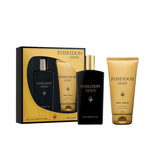 Poseidon Poseidon Gold For Men Perfume Eau De Toilette Set Timeless Male Elegance