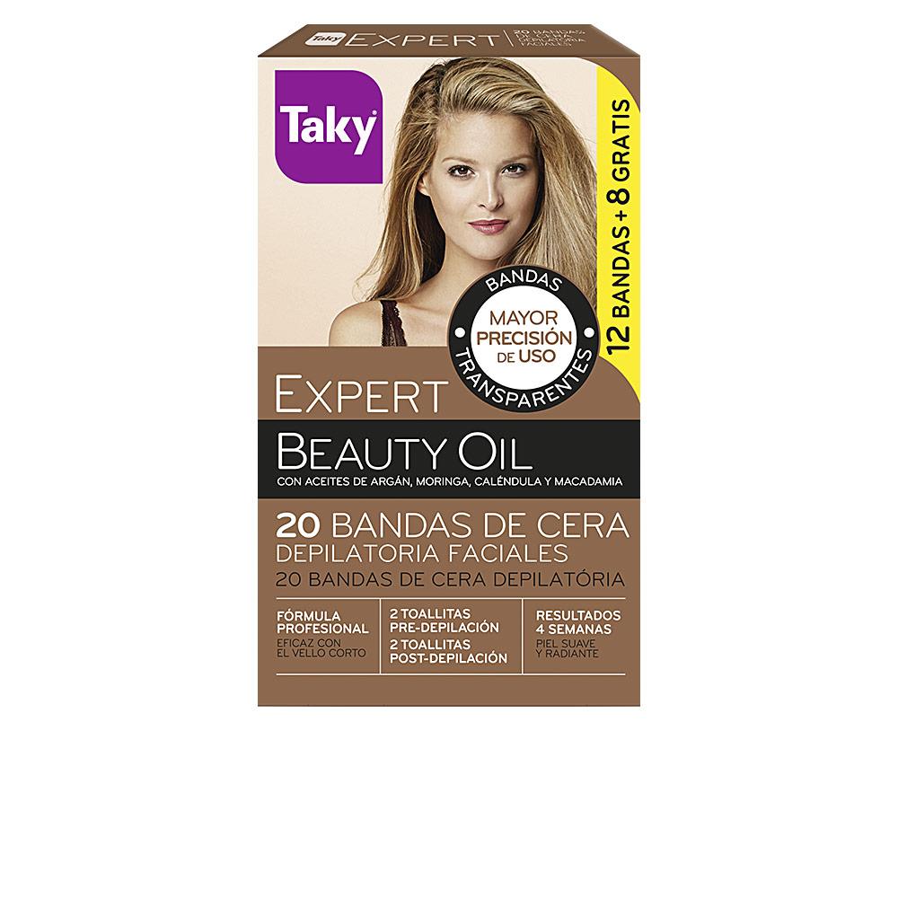 Taky Aceites Naturales Tiras Depilatorias Para El Rostro Piel Suave Y Desintoxicada
